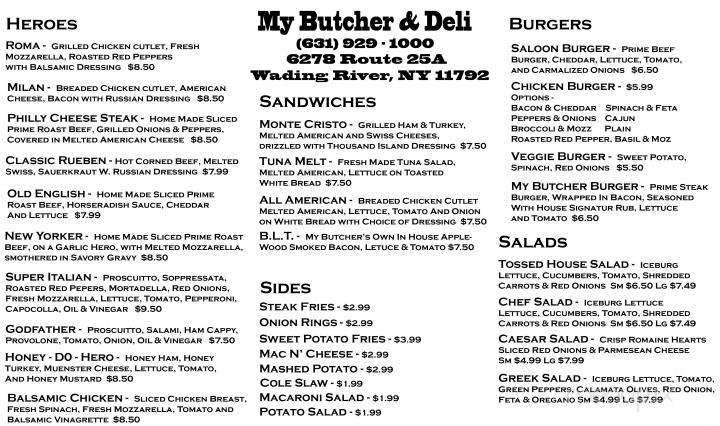 Menu page 1