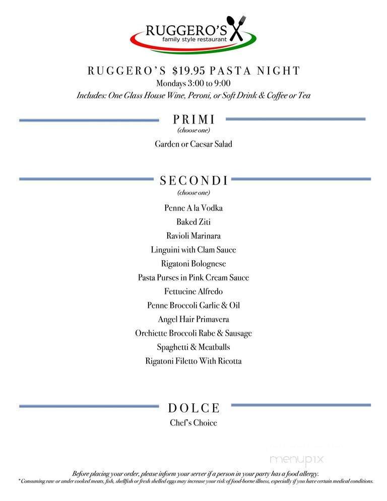 Menu page 2