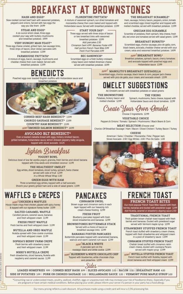 Menu page 1