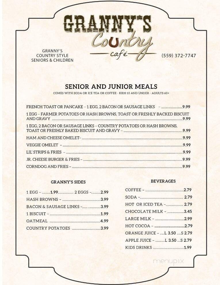 Menu page 2