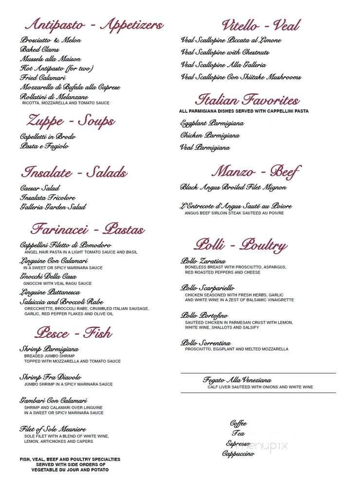Menu page 1