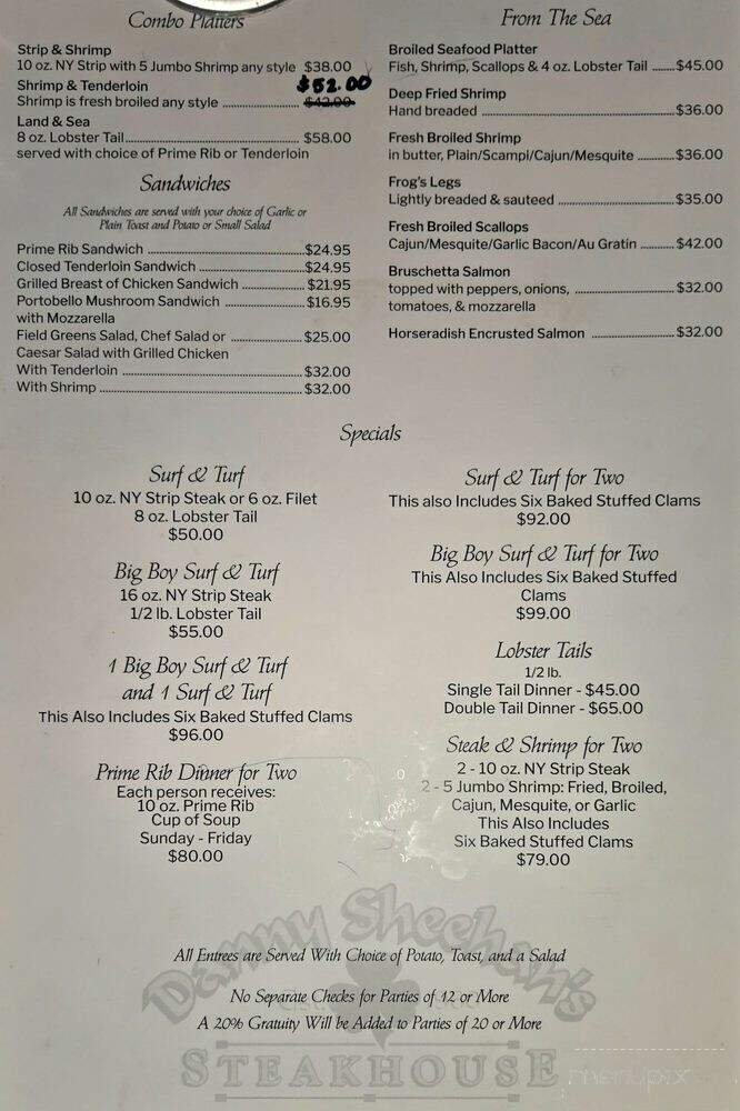 Menu page 2