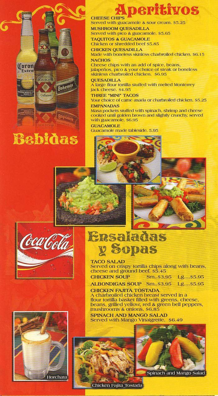 Menu page 2