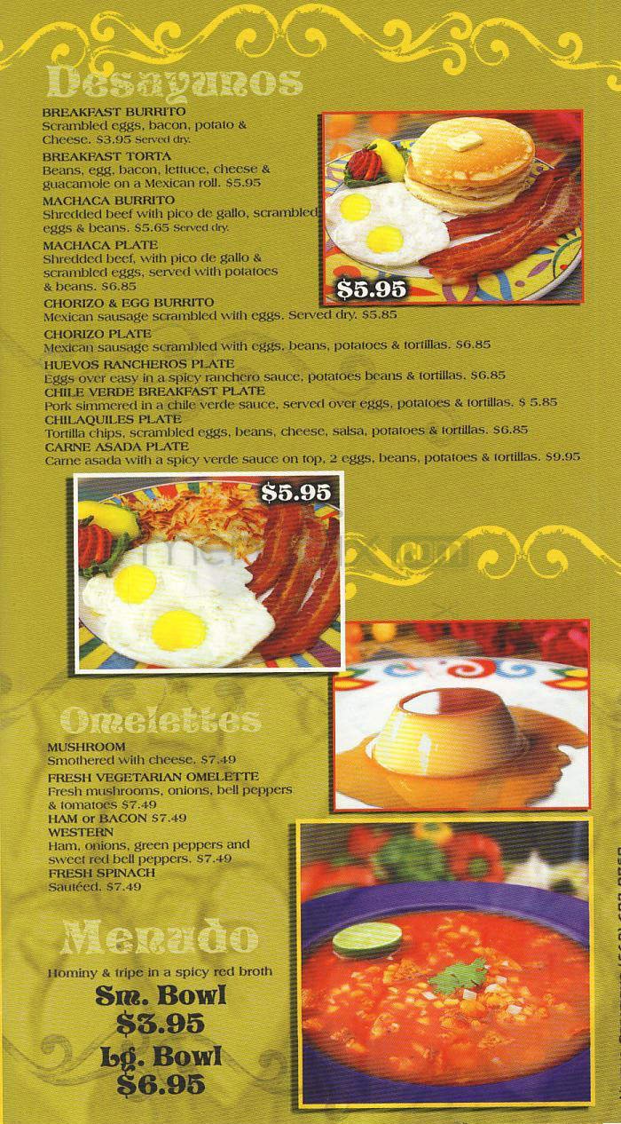 Menu page 6