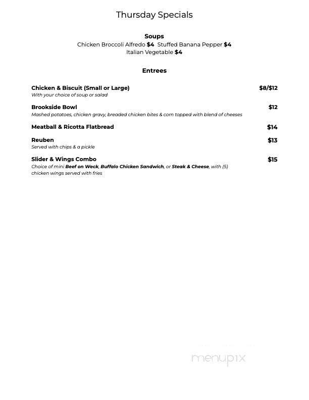 Menu page 1