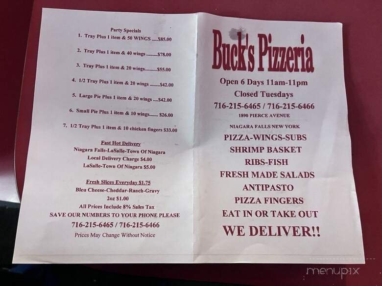 Menu page 2