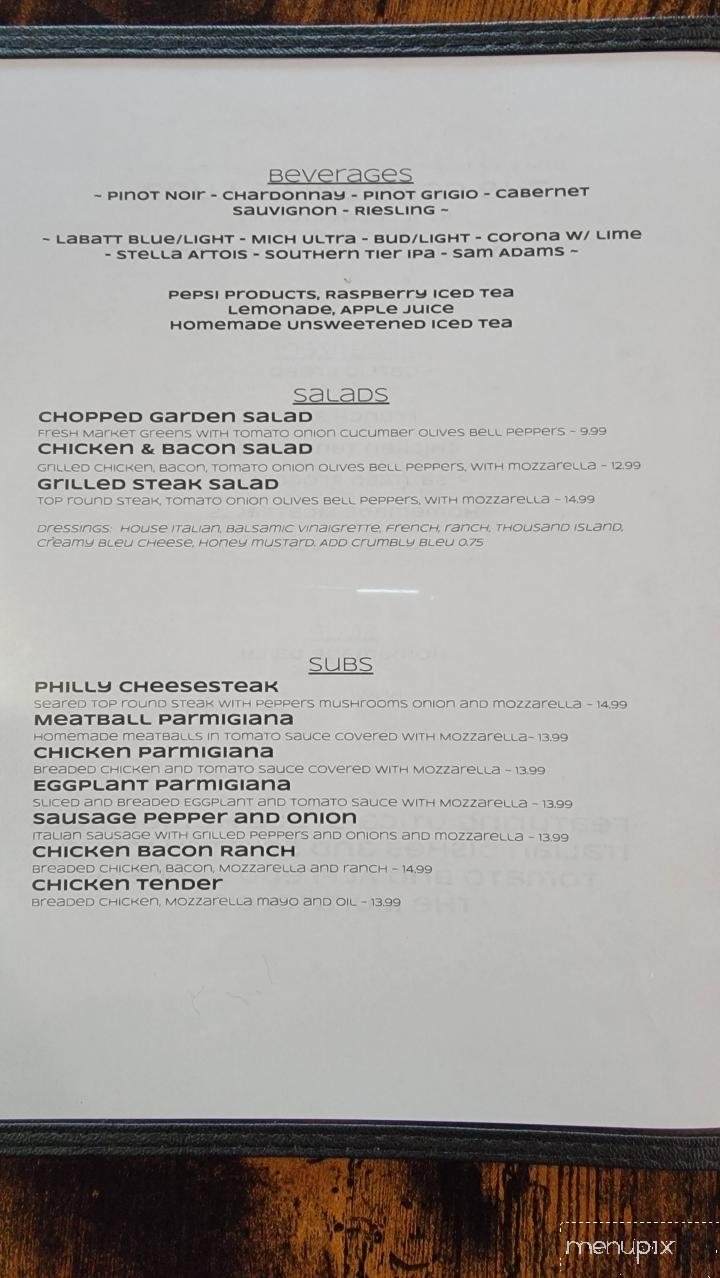 Menu page 2