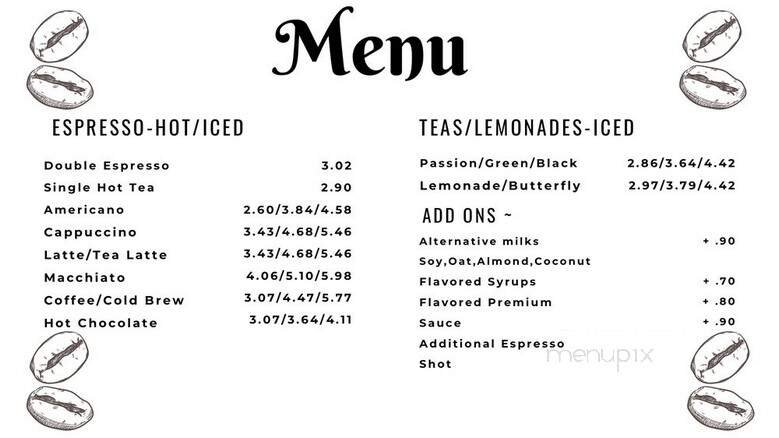 Menu page 1