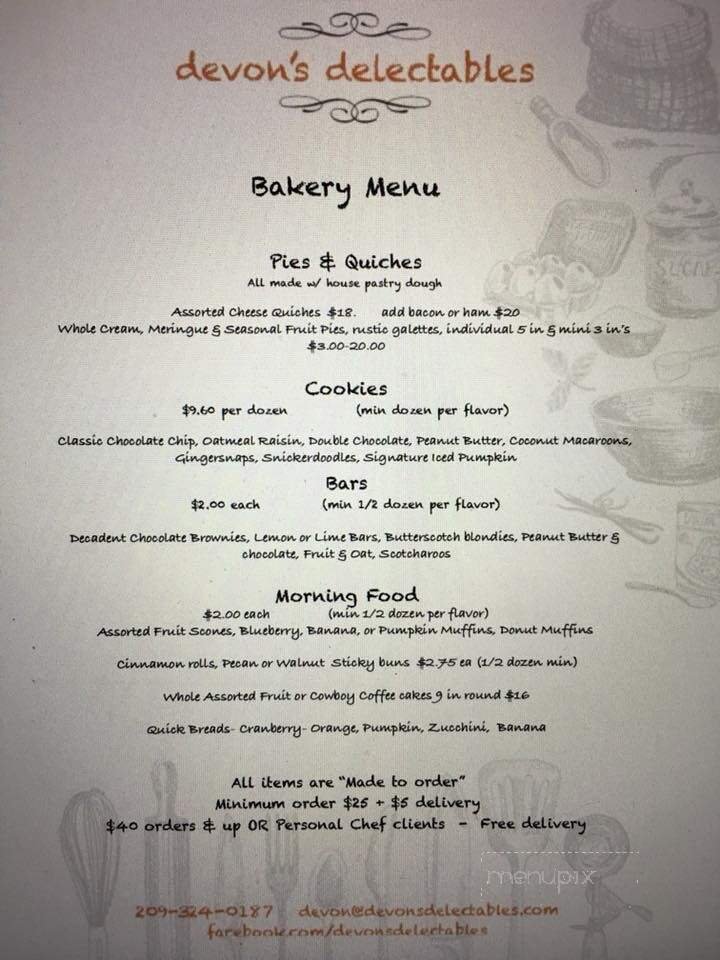 Menu page 2