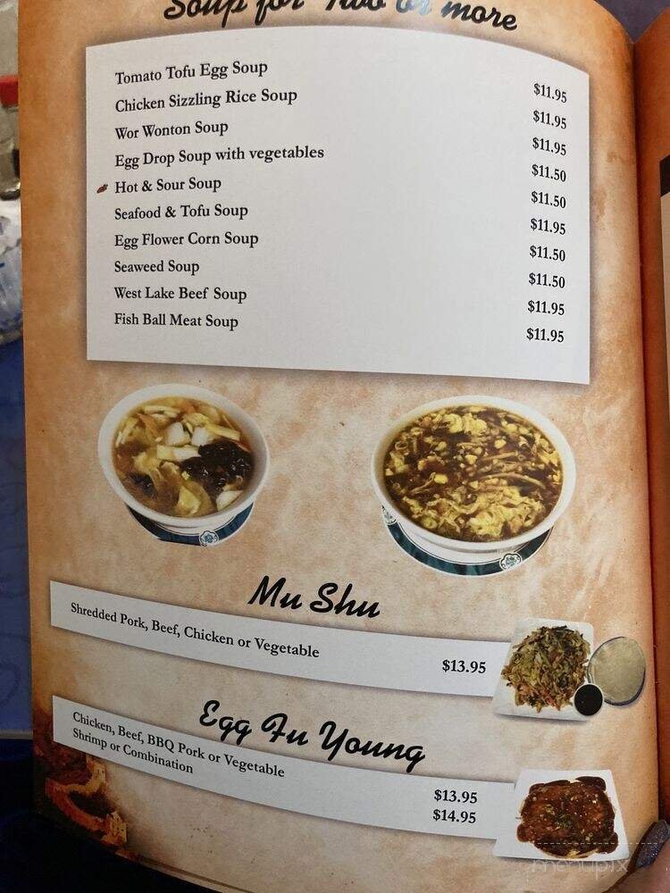 Menu page 1