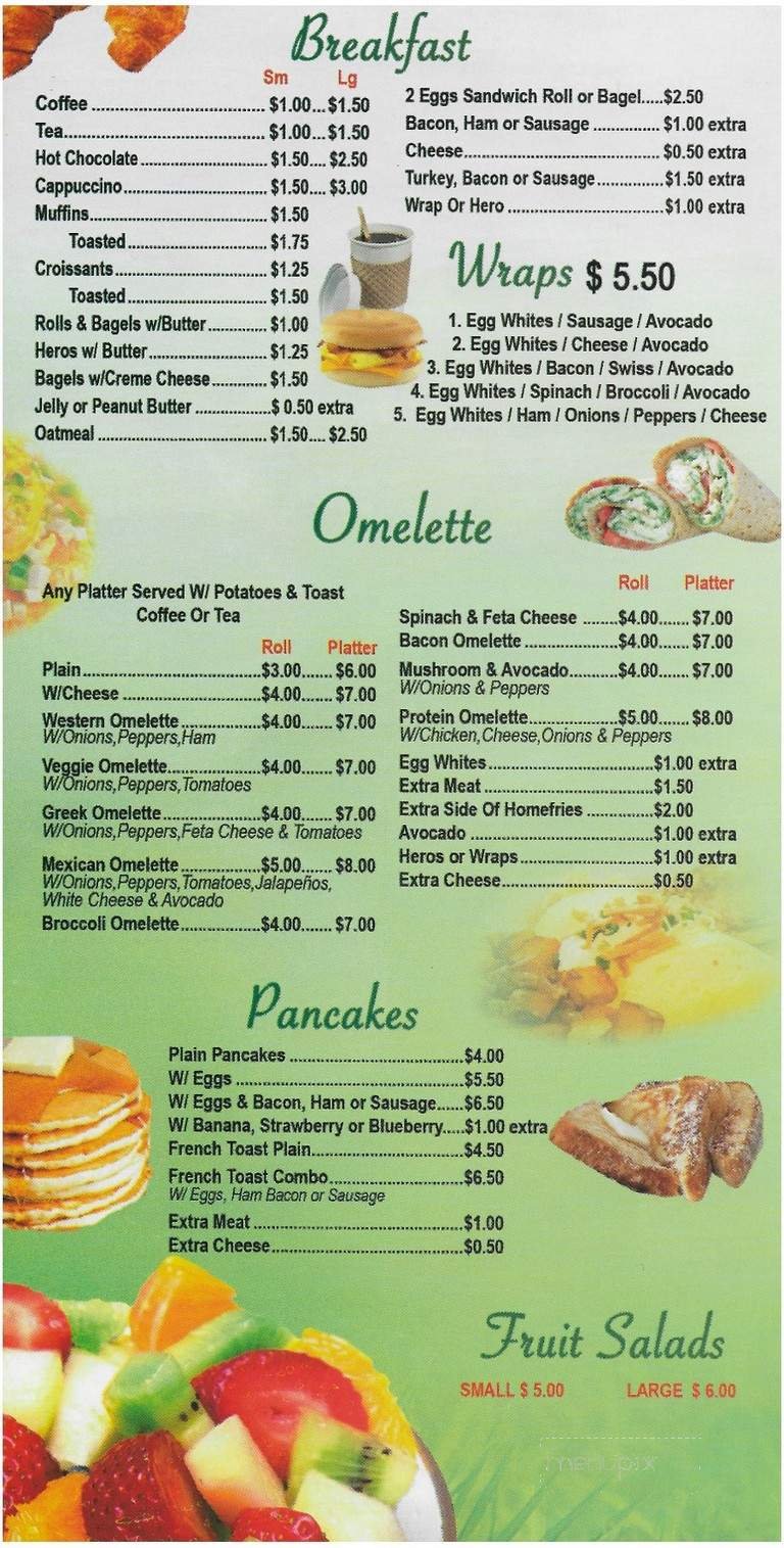Menu page 2