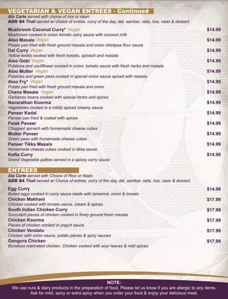 Menu page 2