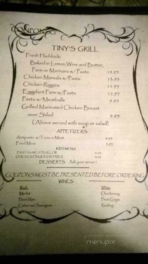 Menu page 1