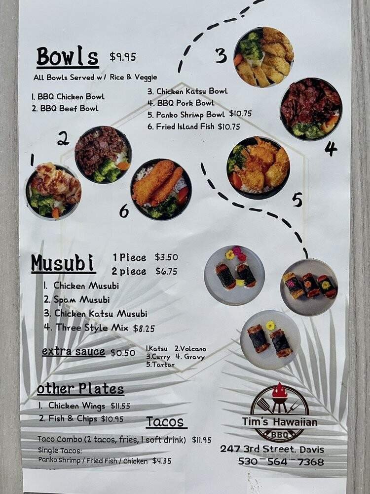 Menu page 1