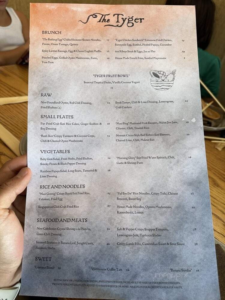 Menu page 1