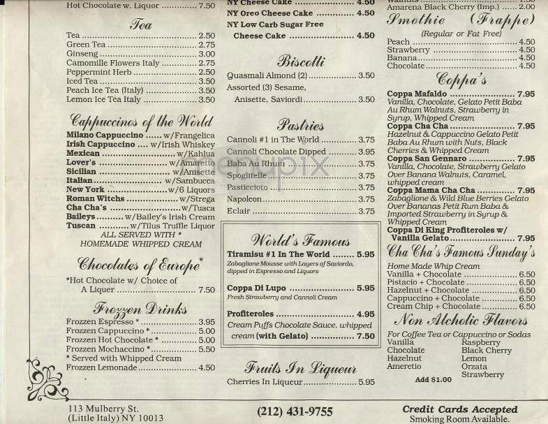 Menu page 2