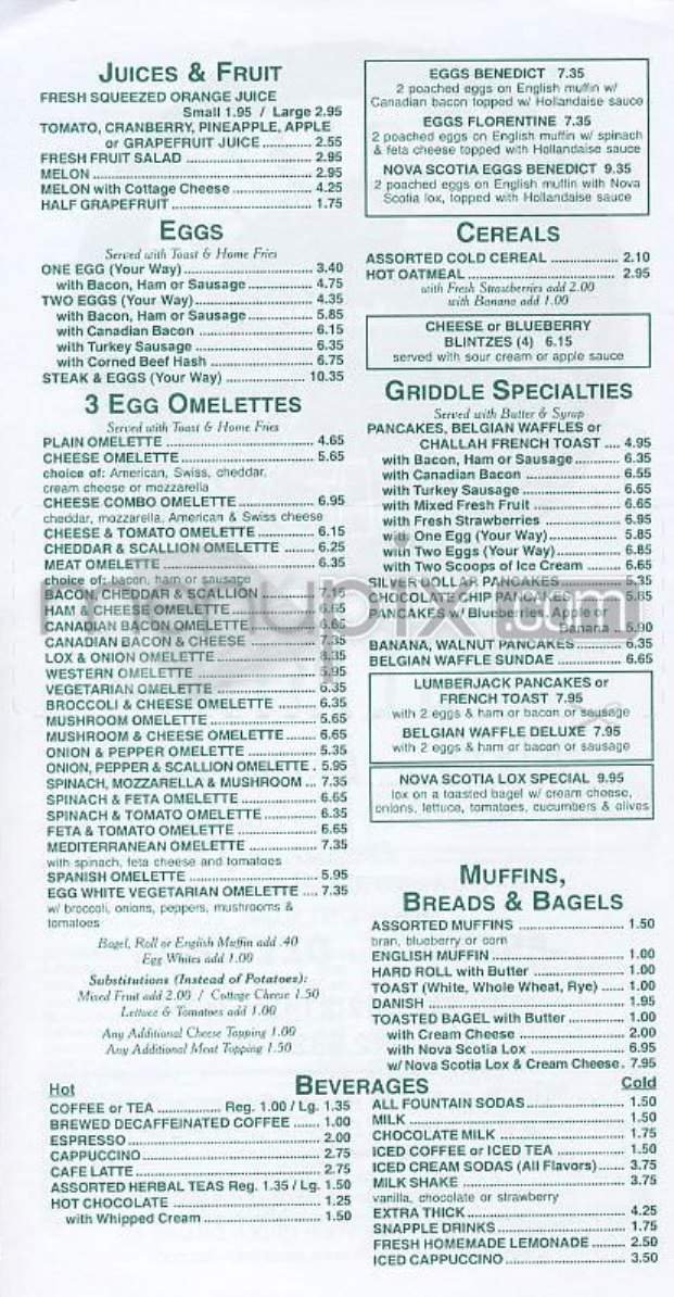 Menu page 2
