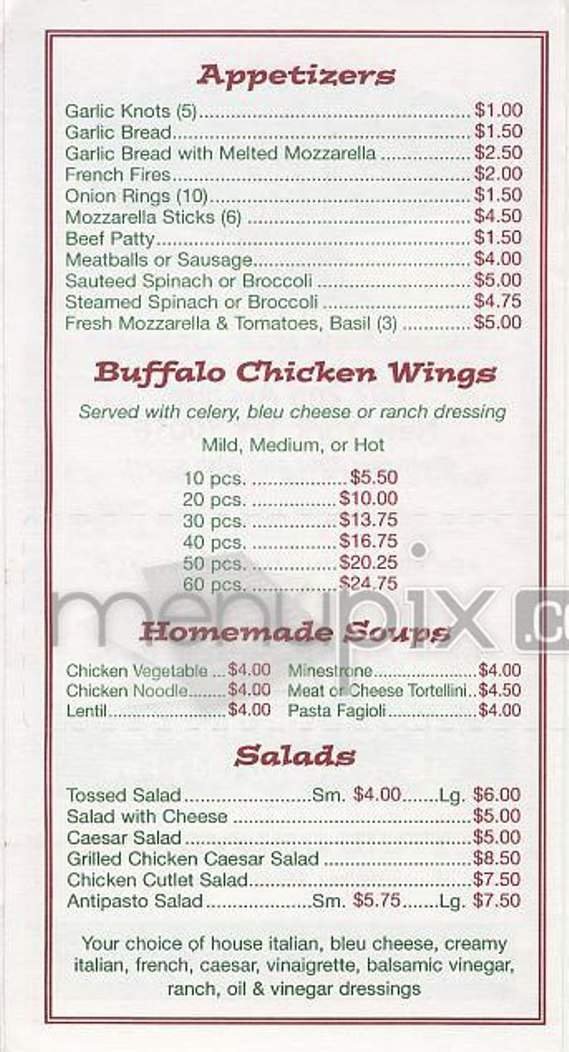 Menu page 2