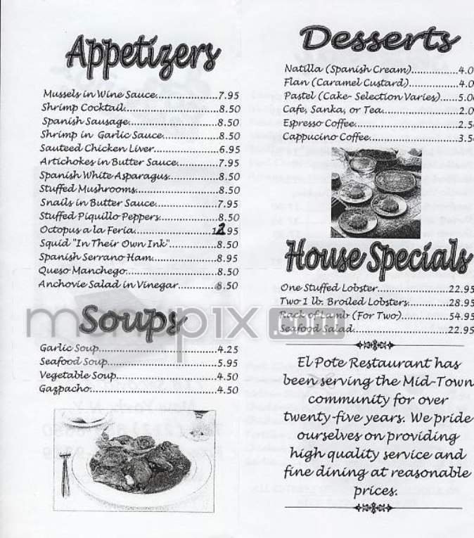 Menu page 2