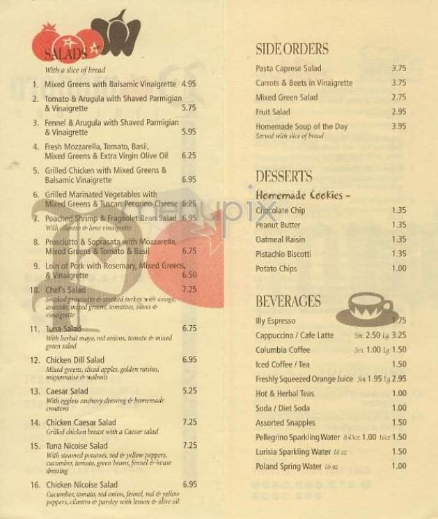 Menu page 2