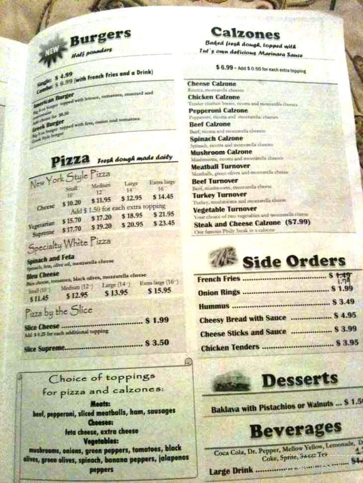 Menu page 2