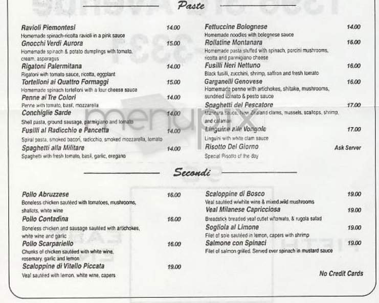 Menu page 2