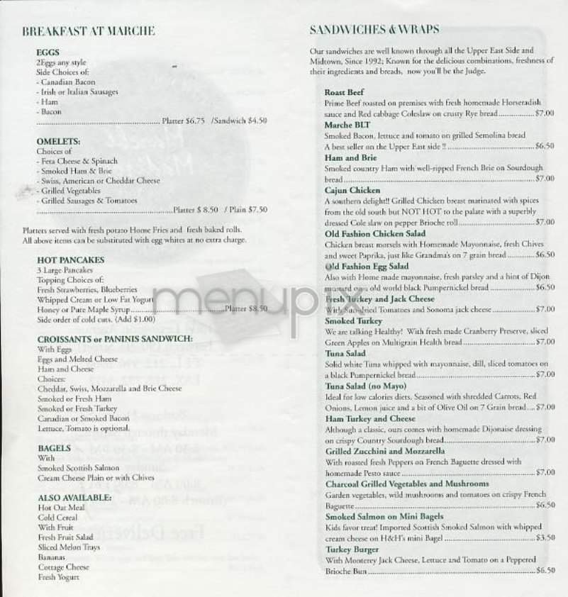 Menu page 2