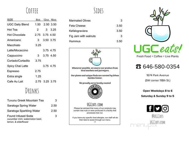 Menu page 2