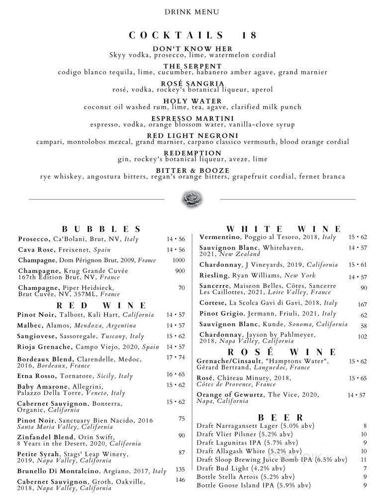 Menu page 1