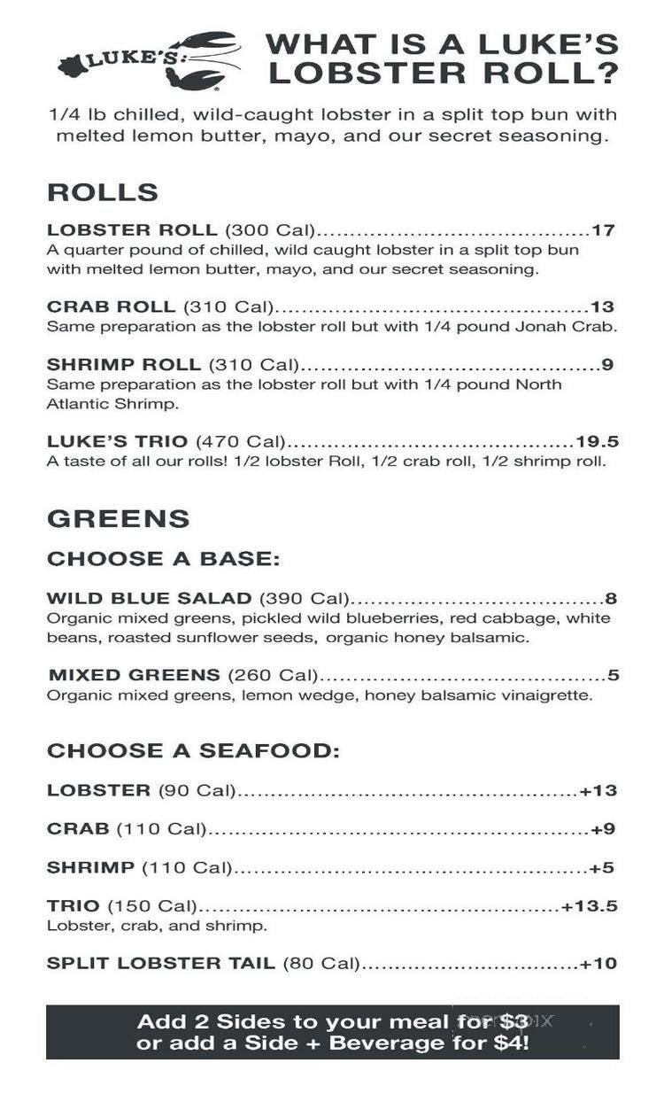 Menu page 1