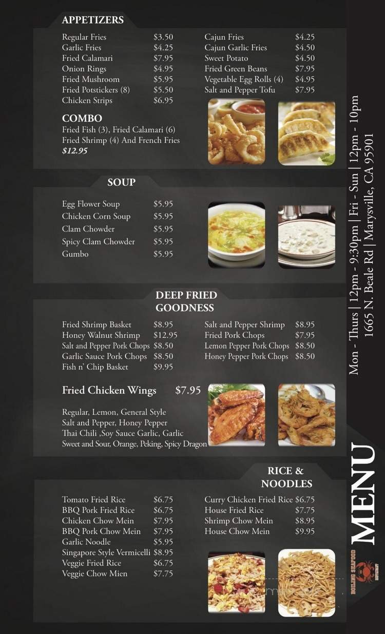 Menu page 1