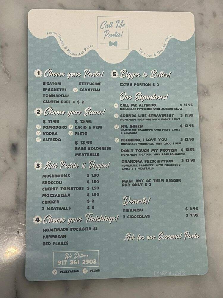 Menu page 2