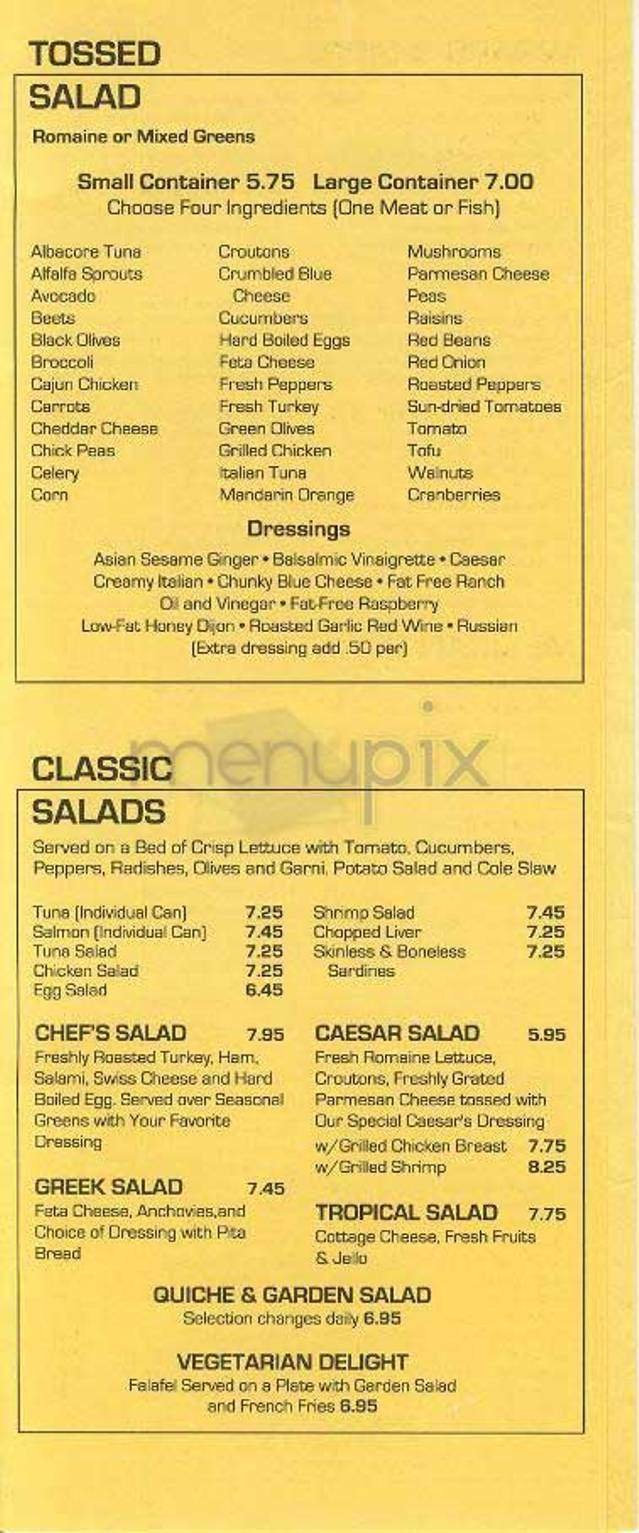 Menu page 2