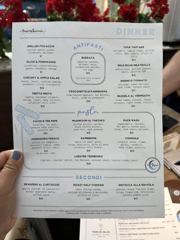 Menu page 2