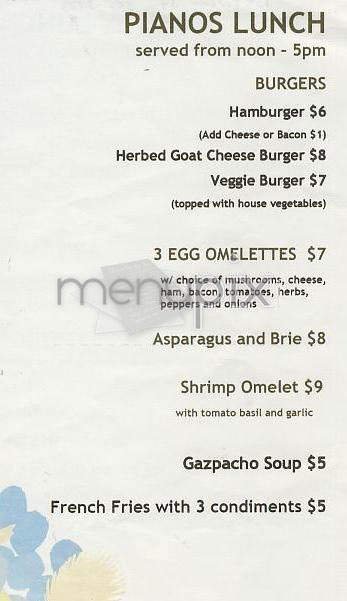 Menu page 2
