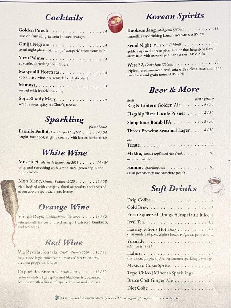 Menu page 2