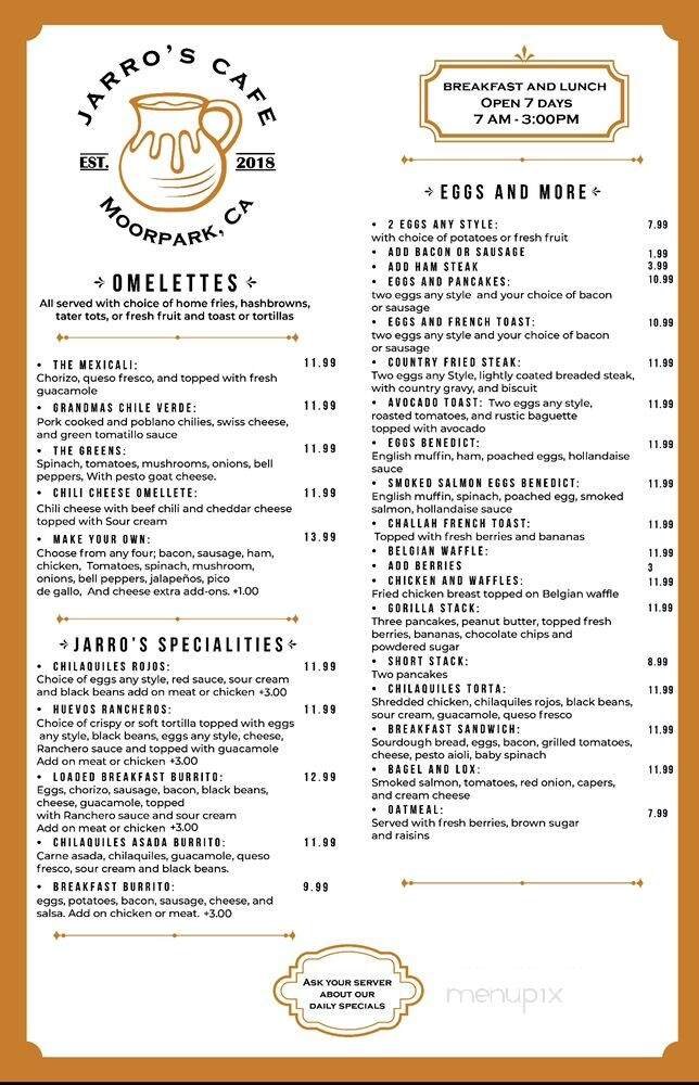 Menu page 2