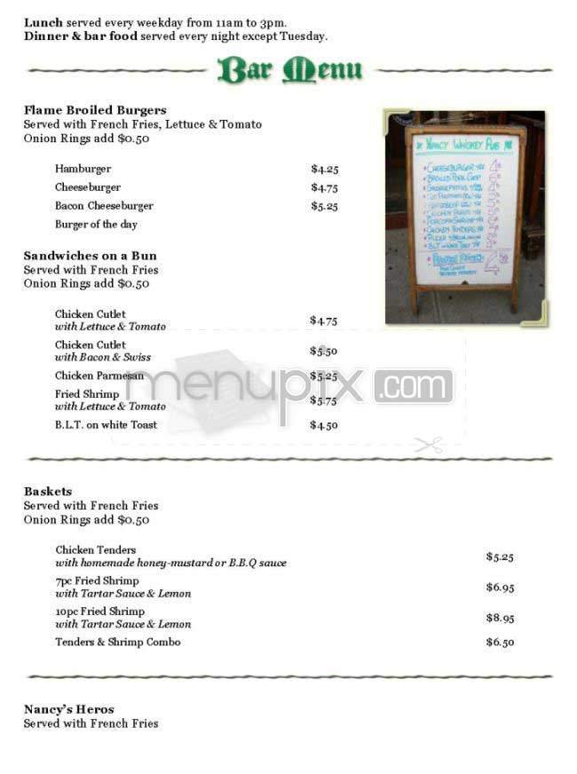 Menu page 1