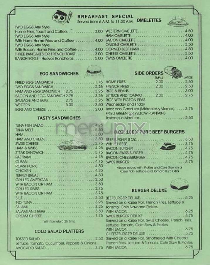 Menu page 2