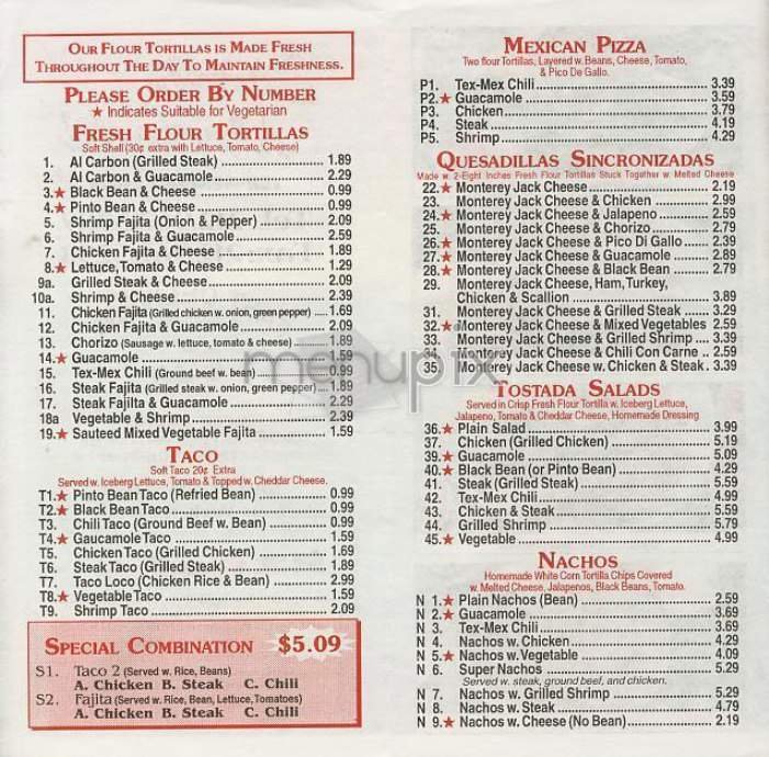 Menu page 2