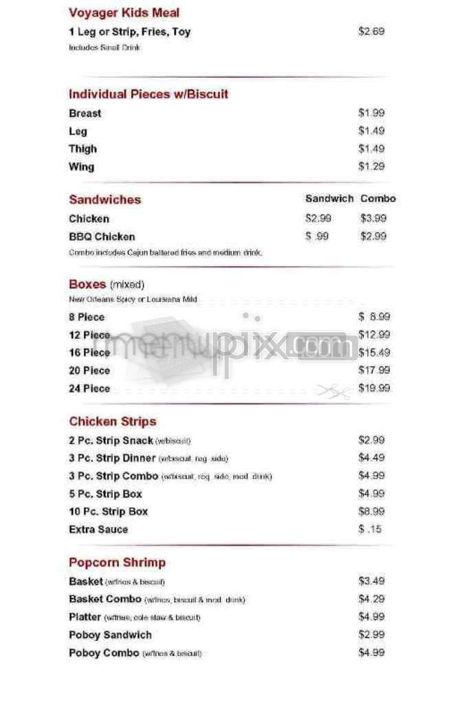 Menu page 2