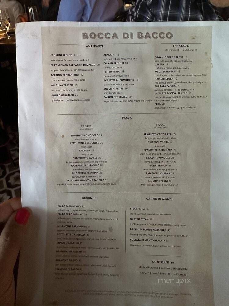 Menu page 1