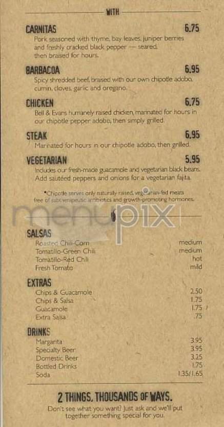 Menu page 2