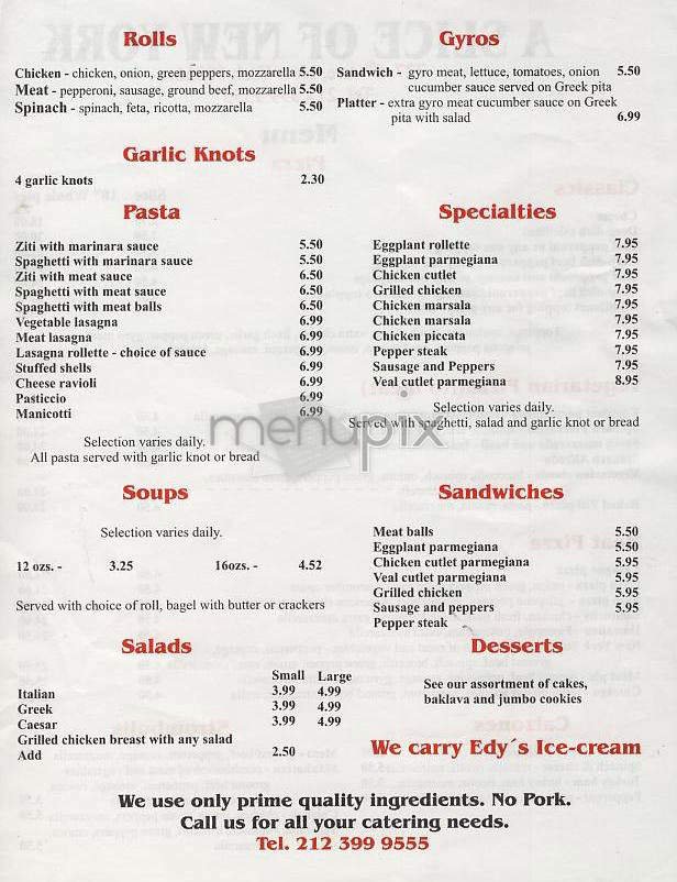 Menu page 2