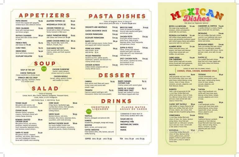 Menu page 2