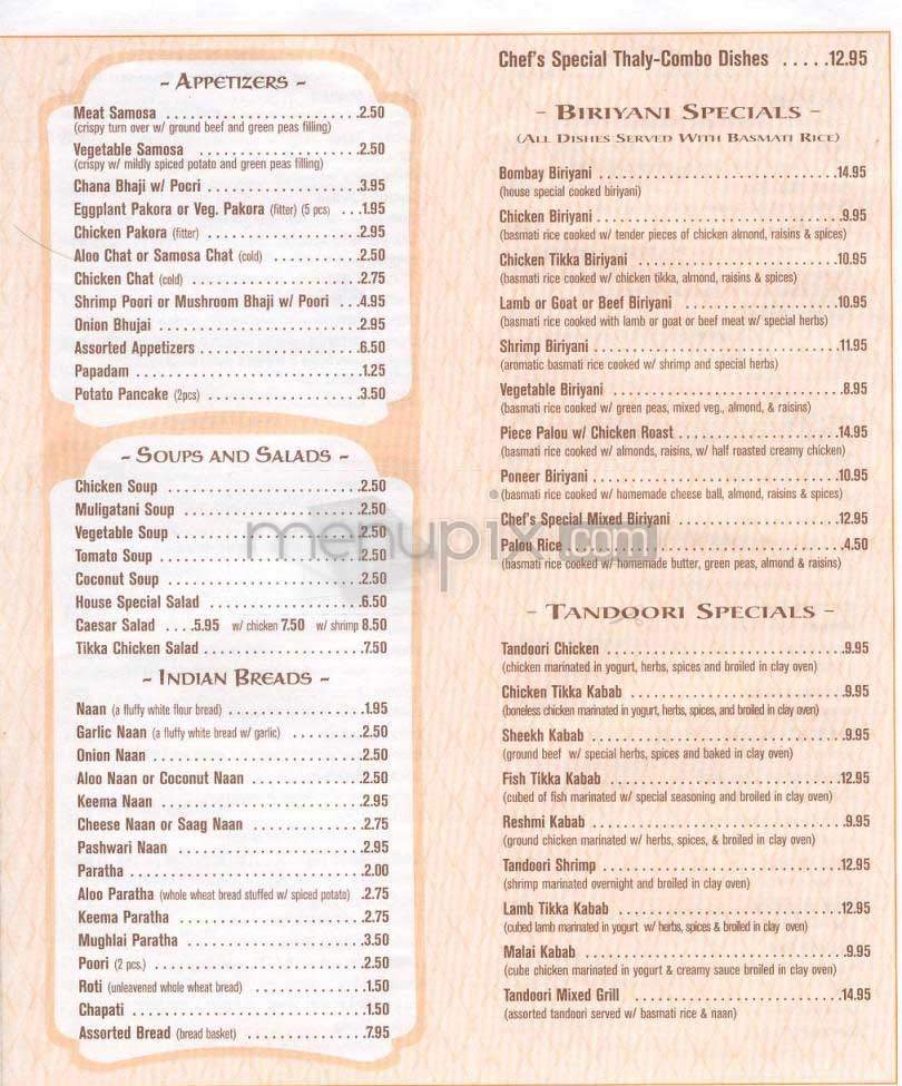 Menu page 2