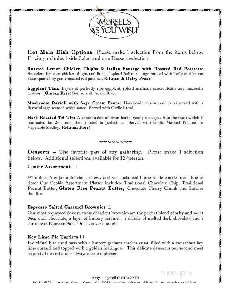 Menu page 5
