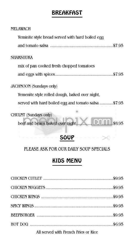 Menu page 2