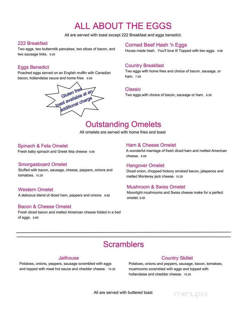 Menu page 1