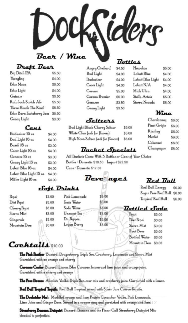 Menu page 1